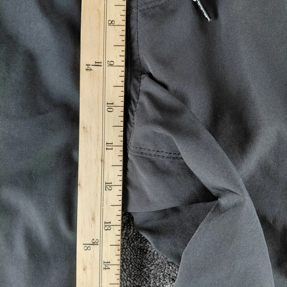 Hurley Mens Board Shorts Gray Logo Swim Trunks‎ Elastic Waist Large 8in Inseam